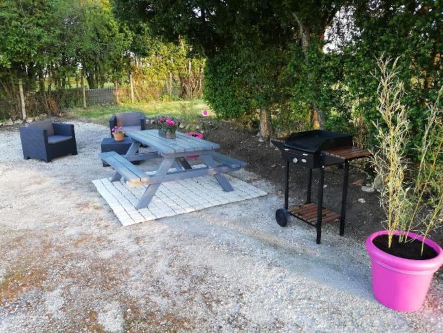 Maison Charentaise A La Campagne Becheresse Zewnętrze zdjęcie